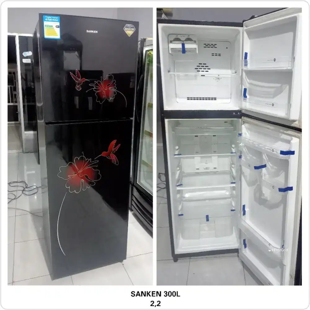 Kulkas 2 pintu sanken 300L