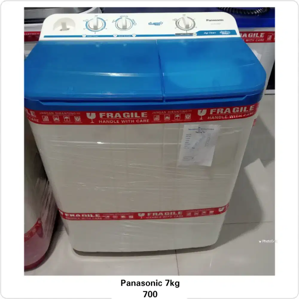 Mesin cuci 2 tabung panasonic 7kg
