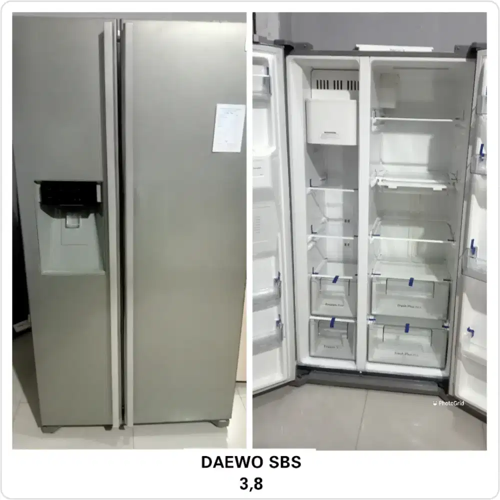 Kulkas side by side Daewo 600L