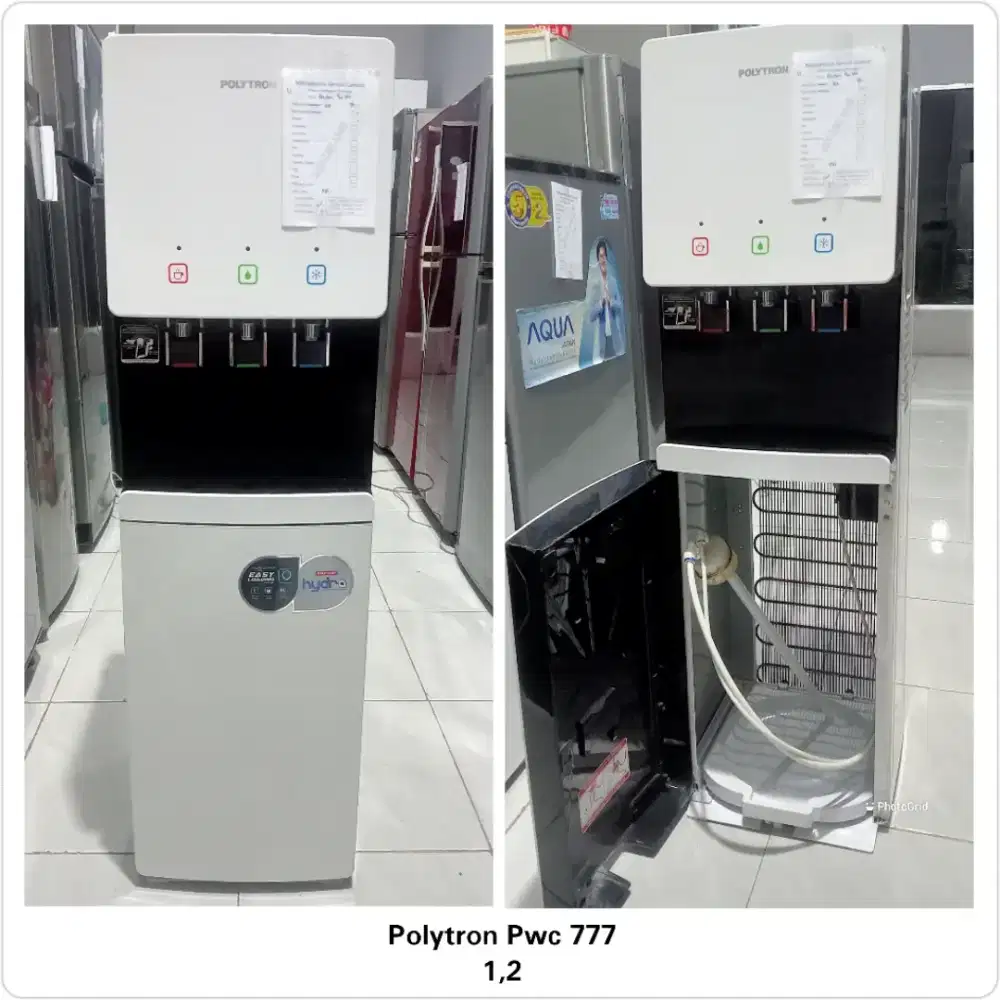 Dispenser galon bawah kompresor pwc 777