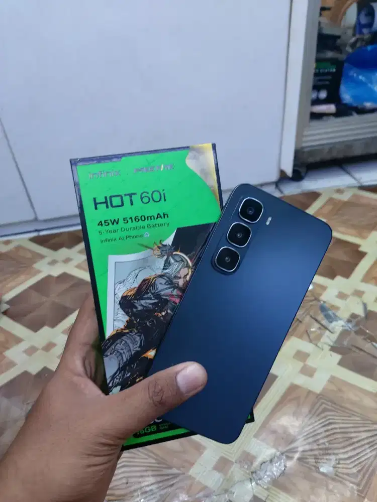 infinix hot 60i ram 8/256 fullset