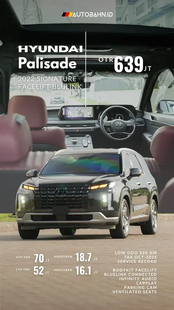 King of Diesel! Hyundai Palisade 2.2 Signature Facelift Bluelink 2022