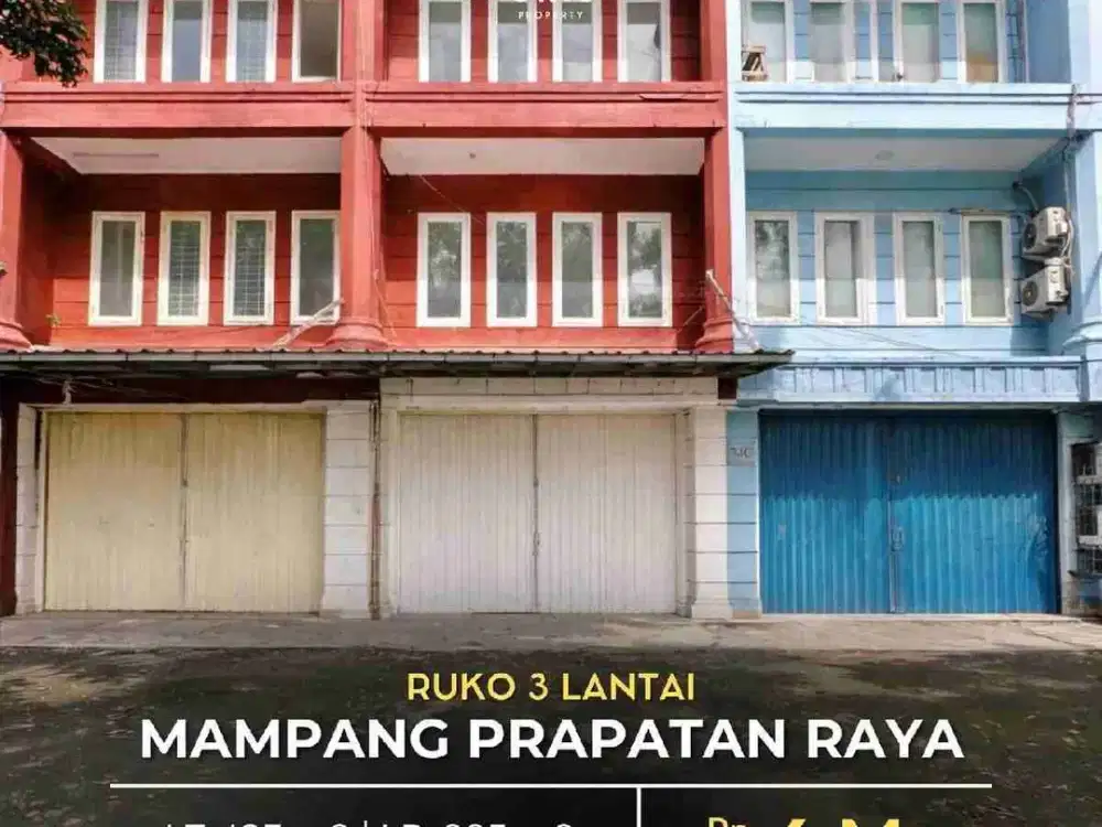 RUKO 3 LANTAI di MAMPANG PRAPATAN