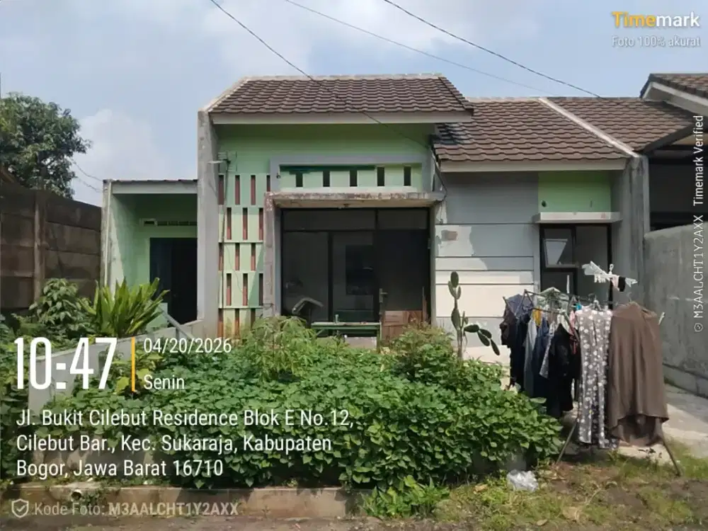 Over Kredit Rumah 55Juta Dekat Stasiun Cilebut & Dekat Kota Bogor