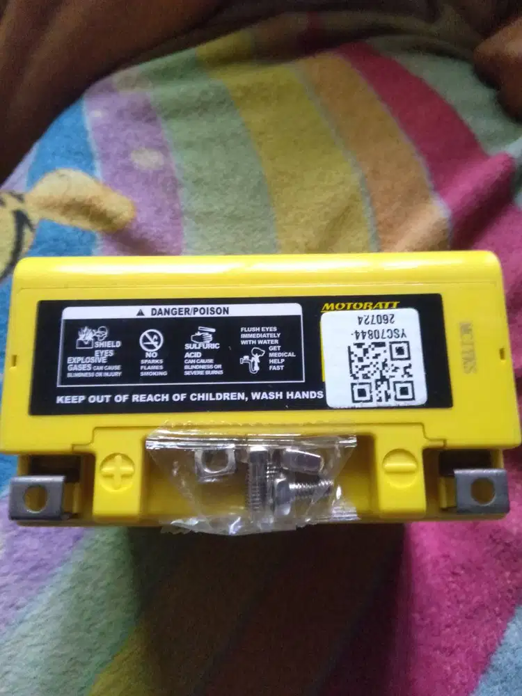 Jual  Aki Kering Merek MottoBatt MTX9 12V 9.0Ah Masih Baru/Hanyar