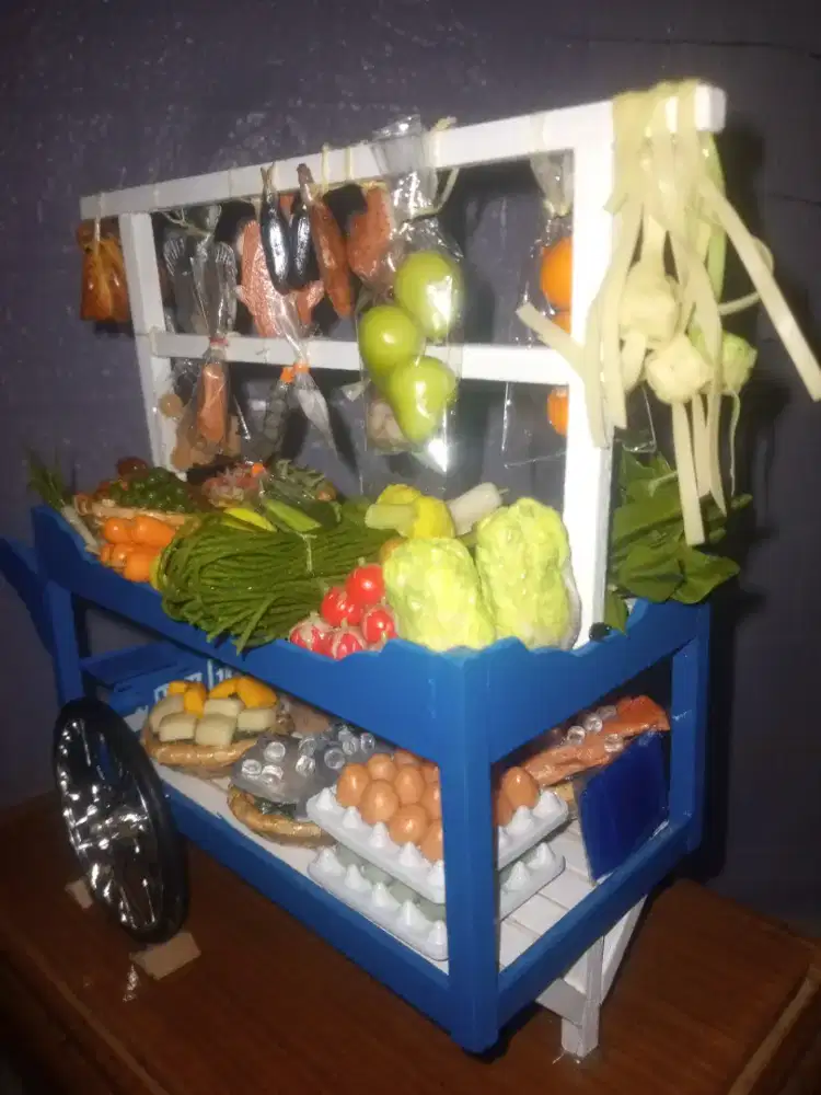 Miniatur Gerobak sayur