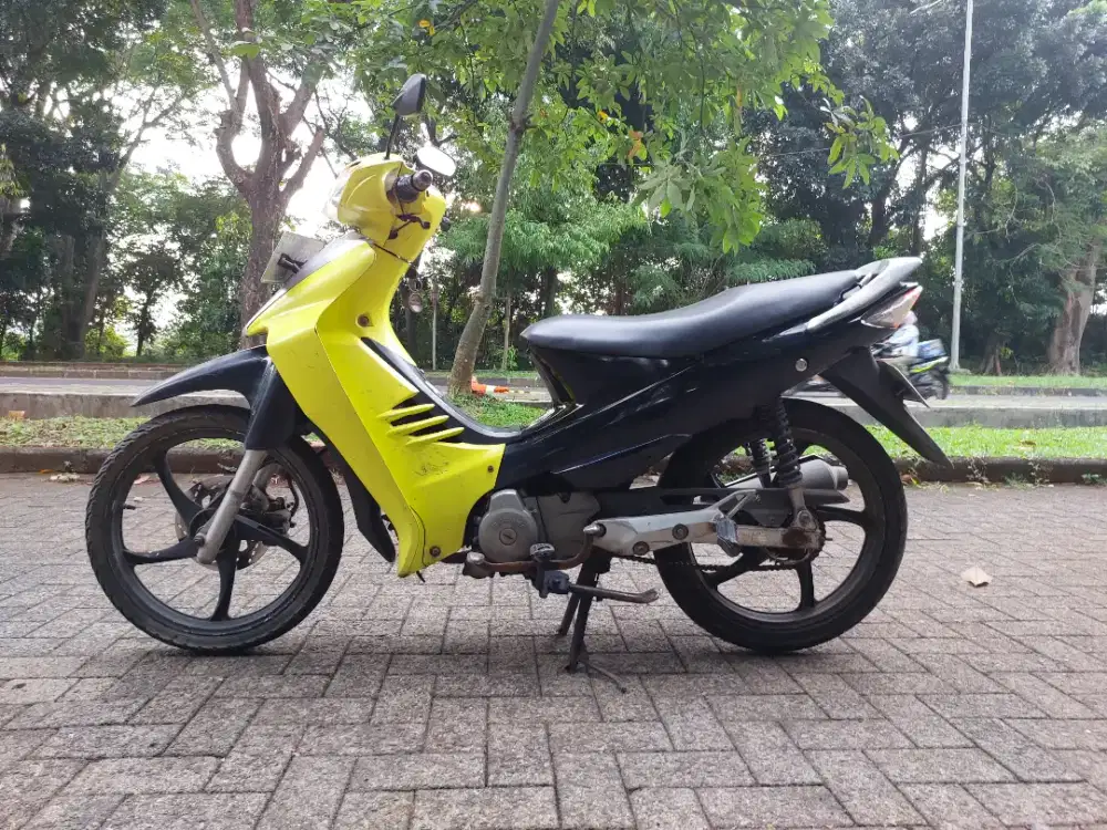 SHOGUN 125 FD Pajak HIDUP Kuning Asli Pribadi irit BBM