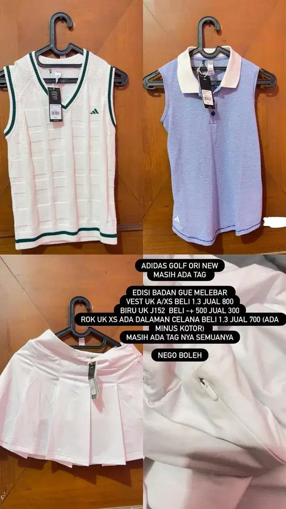 baju Adidas golf new