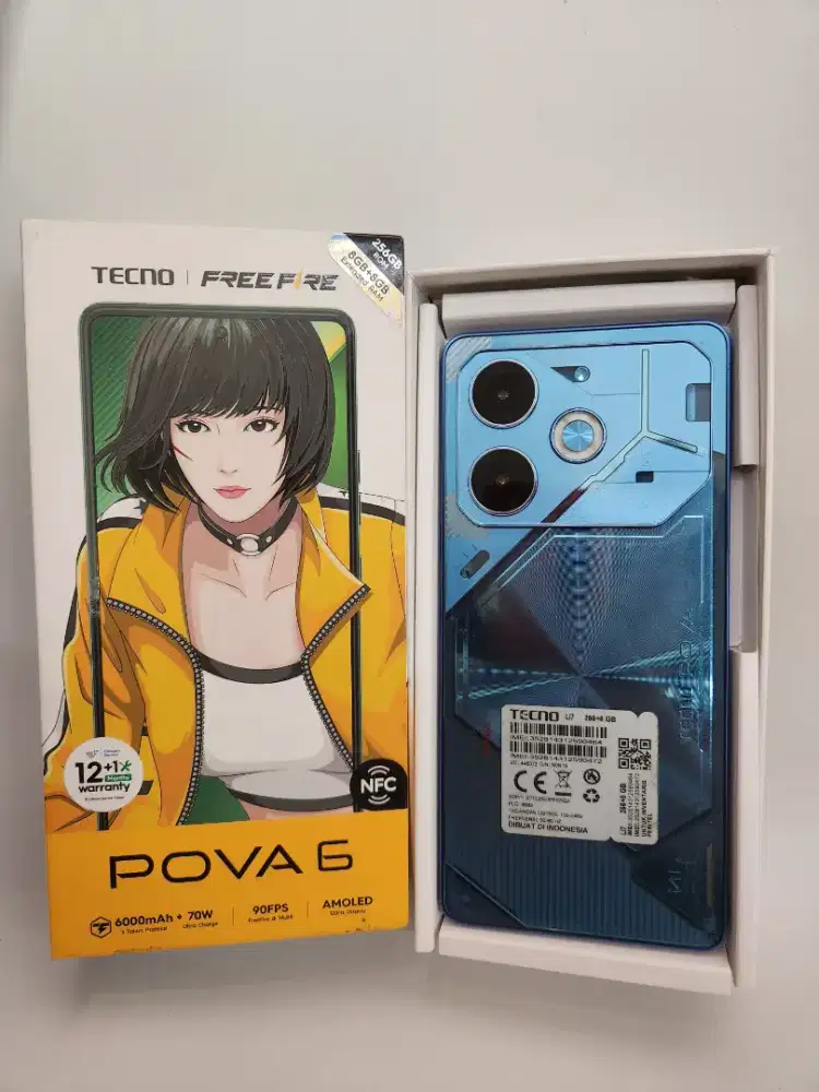 Tecno pova 6 ram 8+8/256