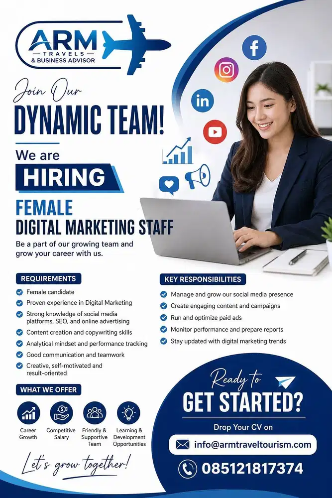 URGENT HIRING DIGITAL MARKETING