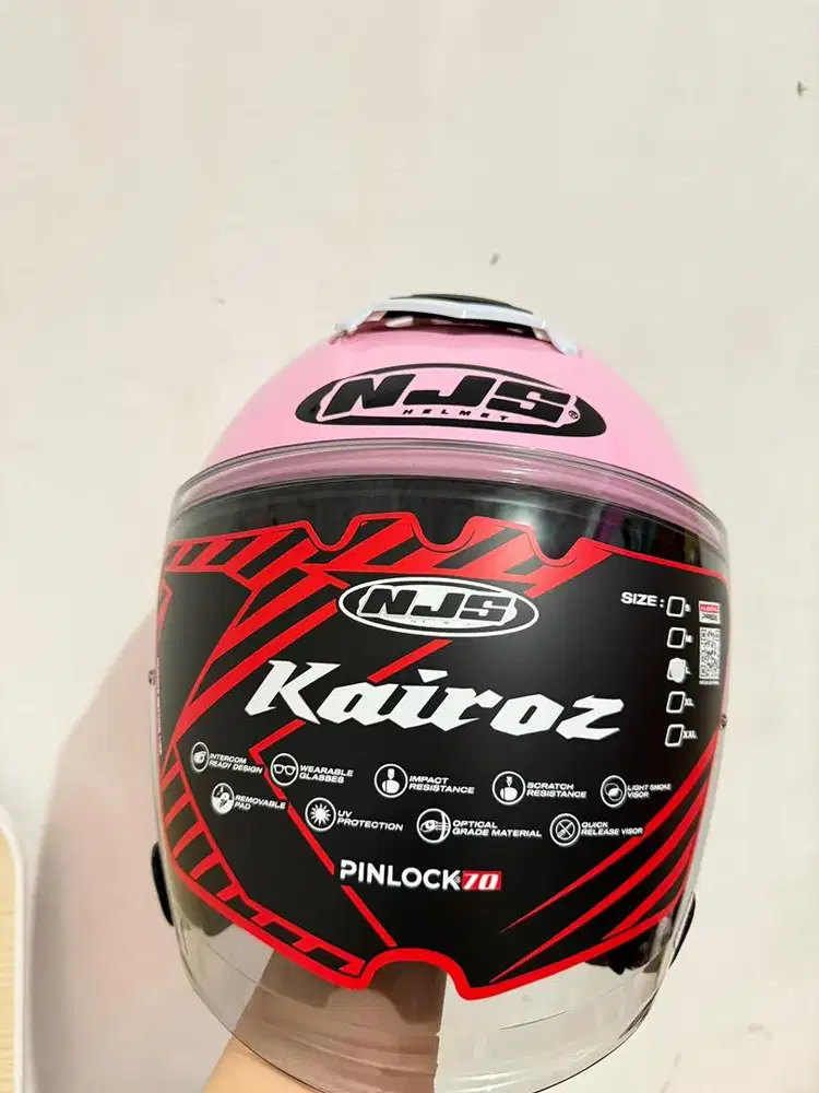DI JUAL HELM NJS KAIRO - PINK