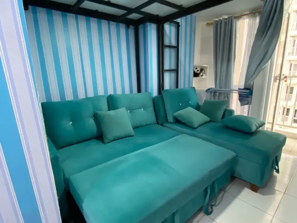 Disewakan PIK 2 Apartemen Tokyo Riverside Studio Uk. 21m2 Furnished Mezzanine LUAS (Tinggal Pakai)