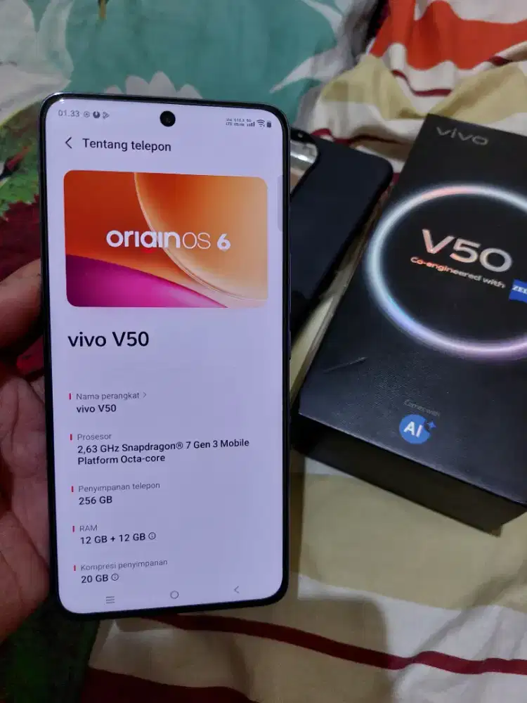 Vivo V50 5G 12/256 Like New
