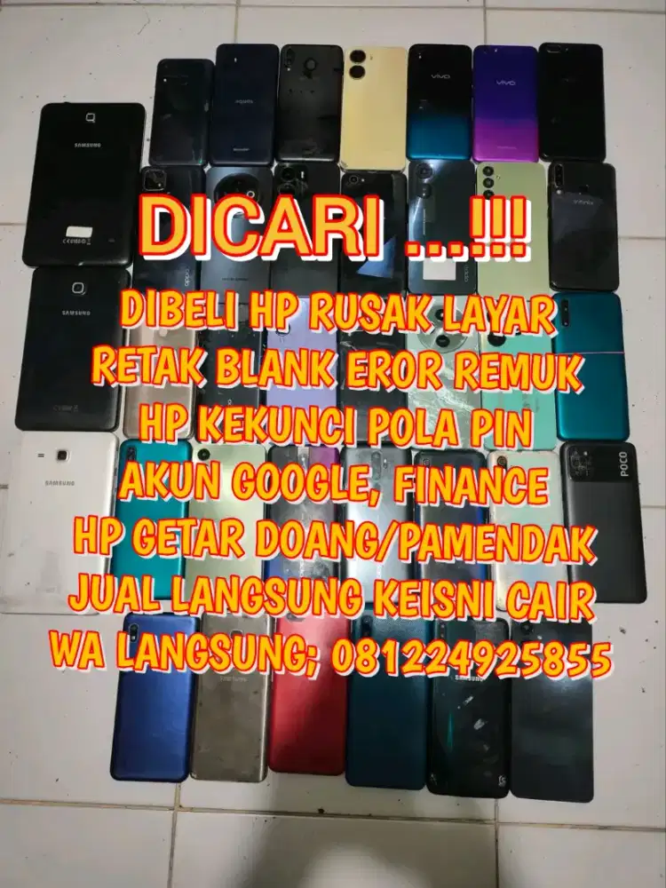 TAMPUNG HP RUSAK CIMAHI BANDUNG