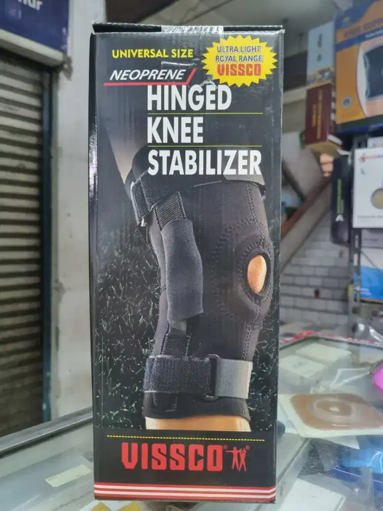Vissco Hinged Knee Stabilizer – Knee Brace Lutut Engsel Neoprene