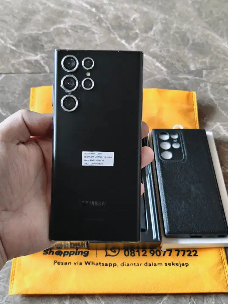 SAMSUNG S22 ULTRA 12 256GB SEIN MULUS LIKE NEW