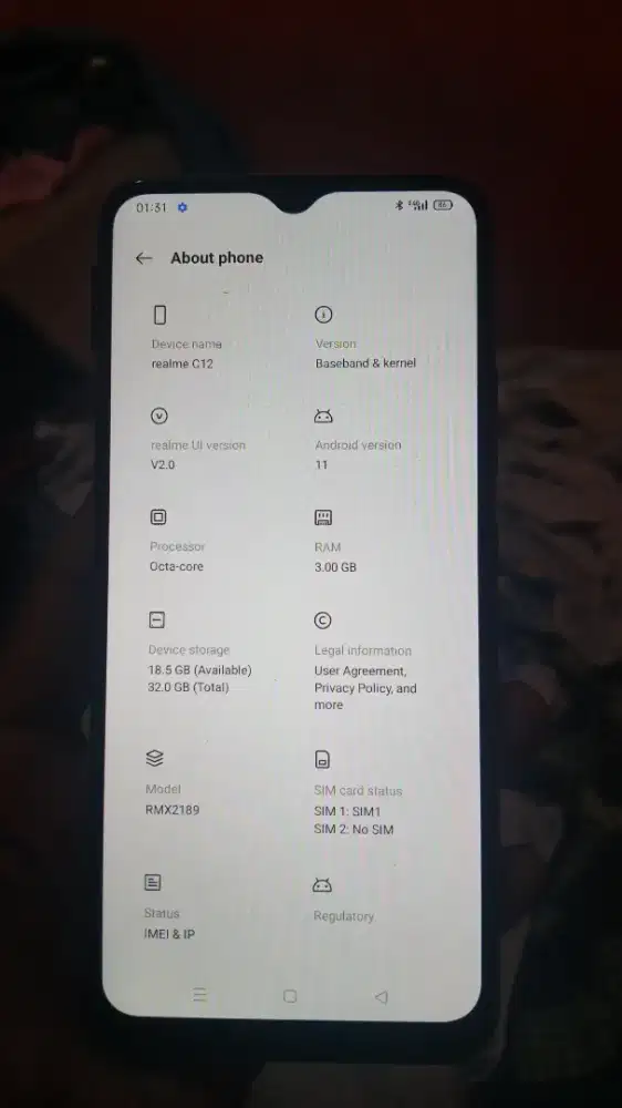 Reaksi c12 ram3/32 siap. Pake