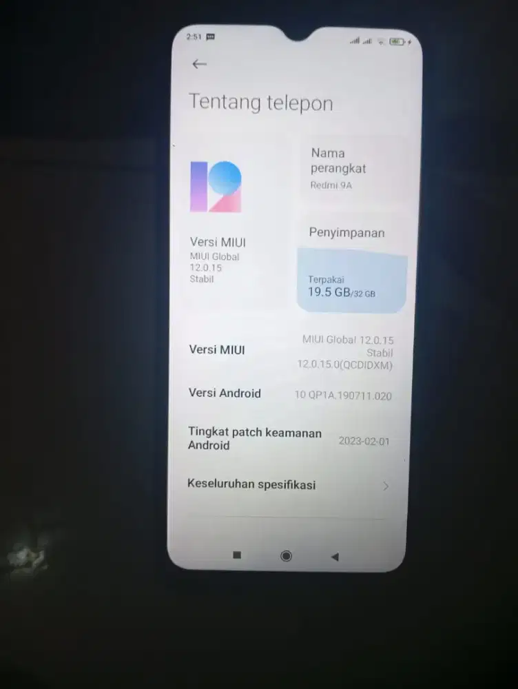 Redmi 9A ram 2/32