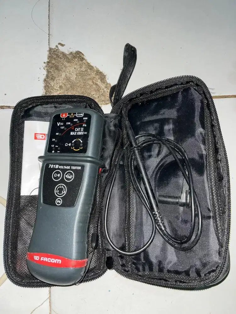 facom 701B voltage tester (seri DAT/VAT) alat ukur keamanan listrik