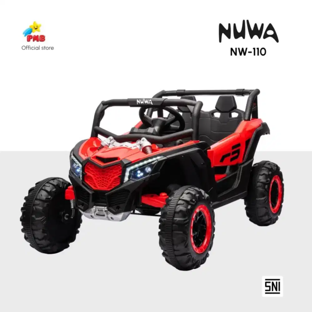 Mainan Anak Mobil Aki Nuwa NW-110 Ban Plastik  PMB.