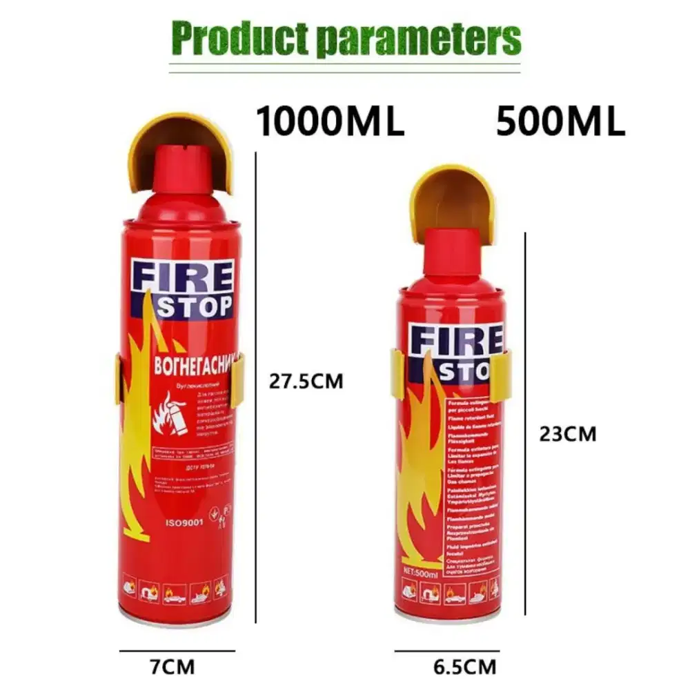 APAR 1000Ml Mini Fire Stop - Alat Pemadam Api Ringan Mobil Portable