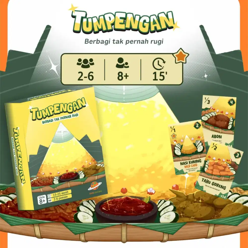 Boardgame Mainan Anak Tumpengan dan Kali Mancing