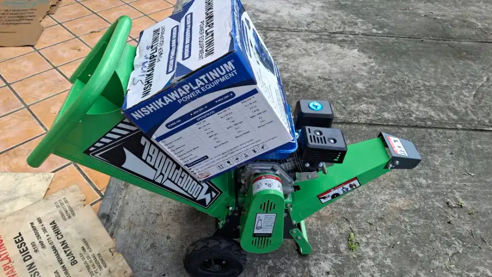 Dijual mesin pencacah ranting pohon  mahkota mcs 650 mesin nishikawa