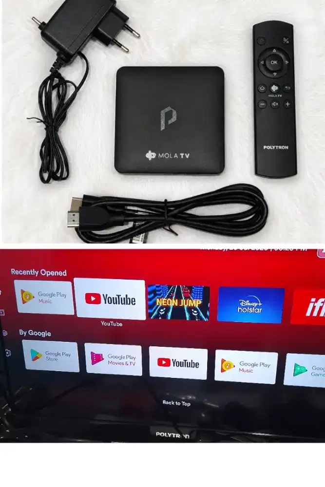 STB Android Polytron smart tv