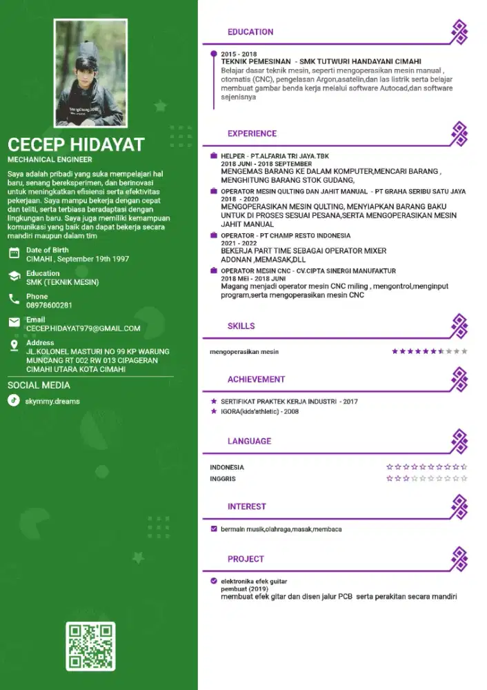 cari kerja yang ada mes nya