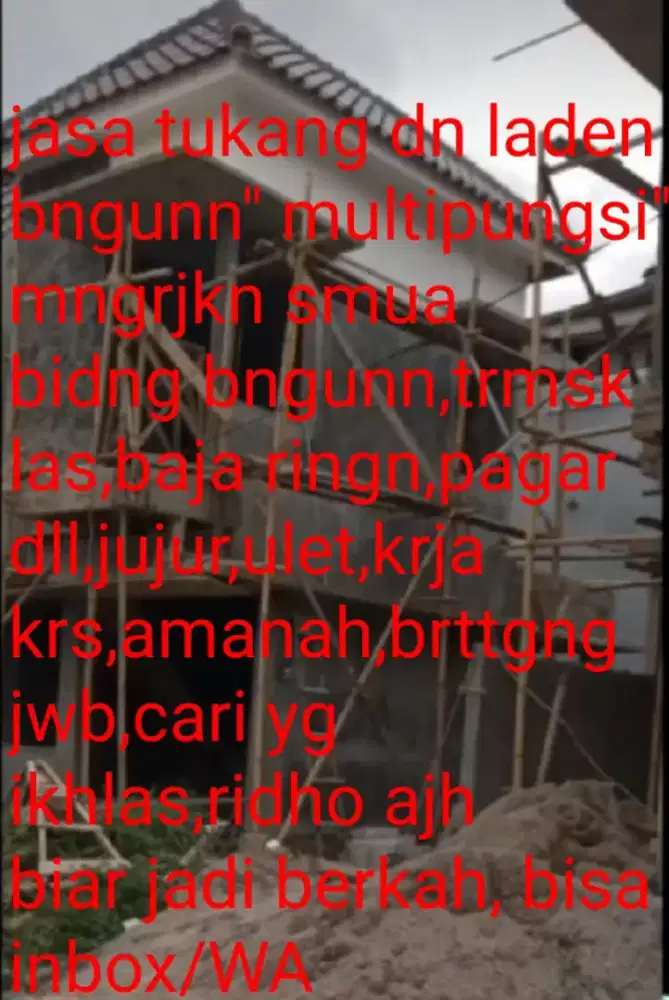 Jasa tukang bangunan multypungsi