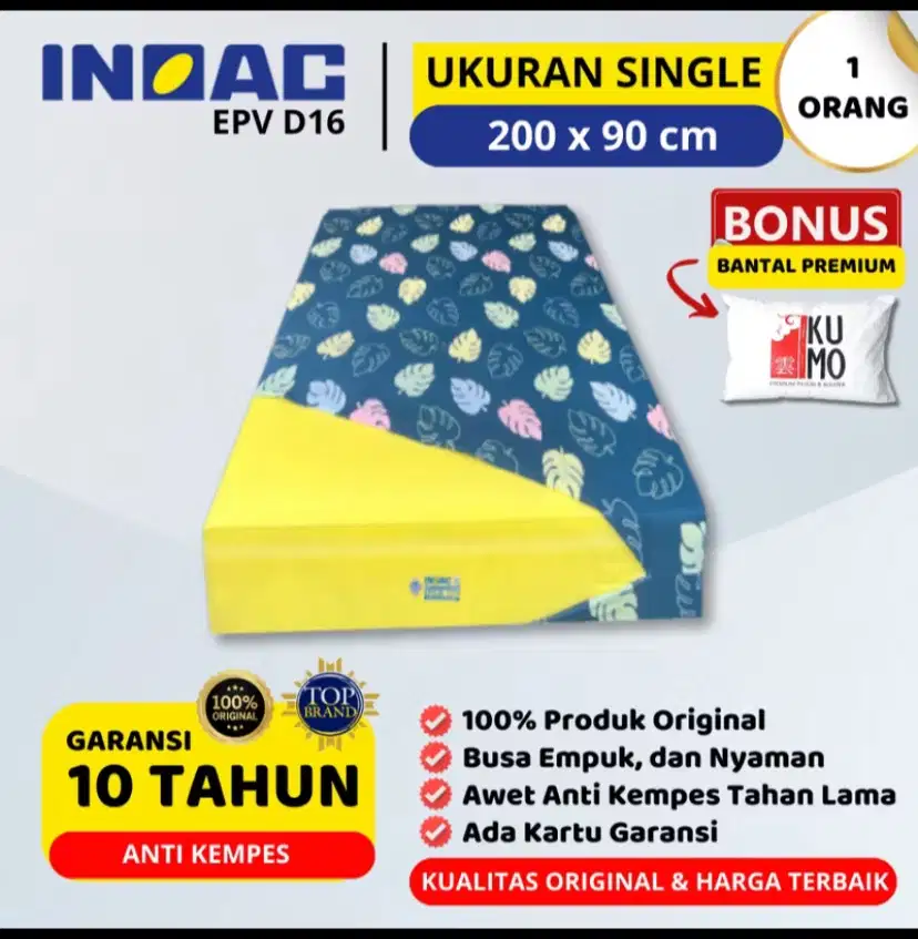 Kasur inoac 200x 90 single