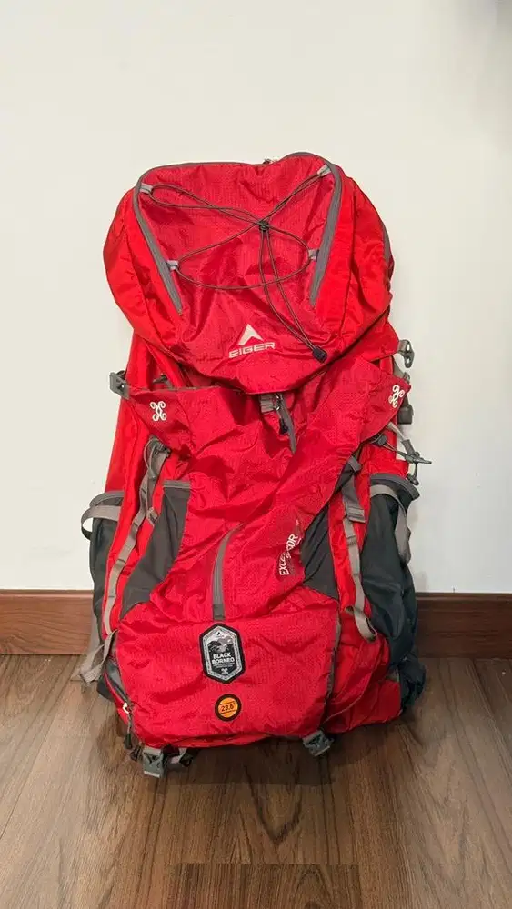 BEKAS carrier backpack eiger excelsior 75+15 kondisi 9/10