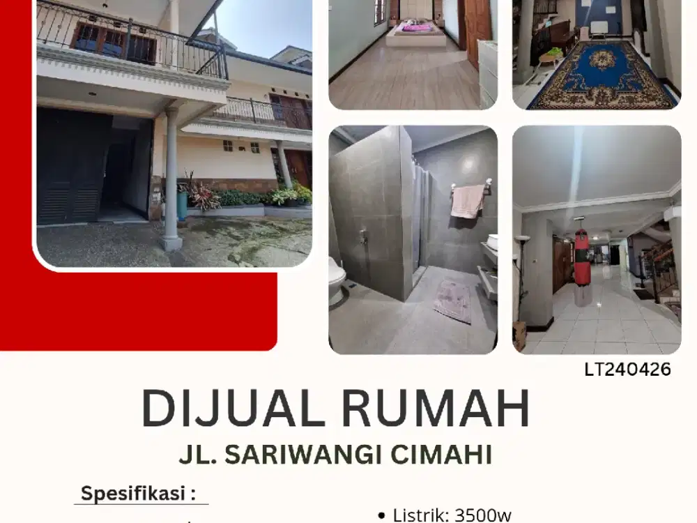 Dijual cepat harga BU siap huni di Sariwangi Cimahi