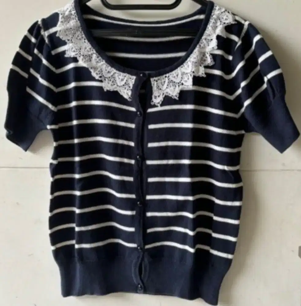 Cardigan rajut lengan pendek