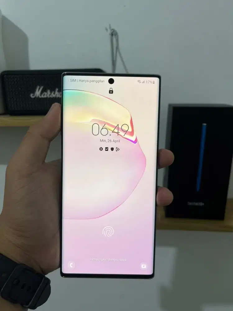 Samsung Galaxy Note 10+ plus Resmi sein Fullset No minus mulus 12/256