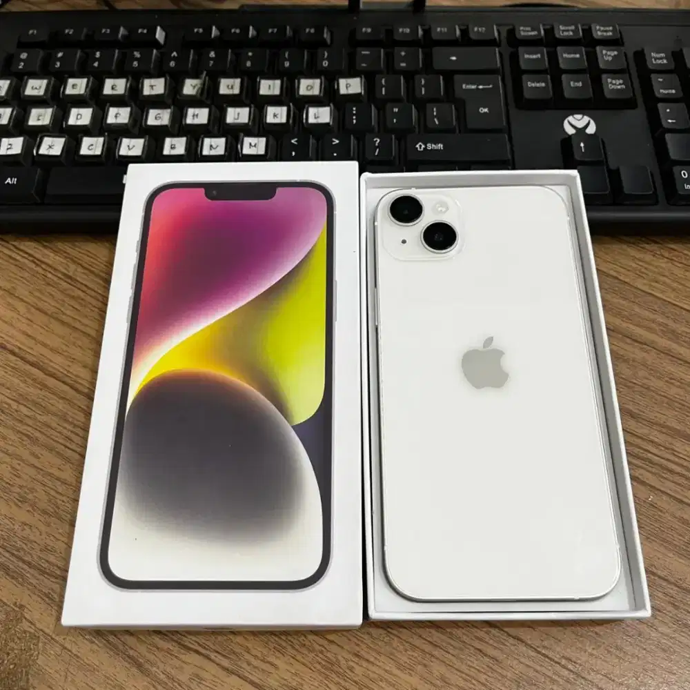 iPhone 14 plus 128GB putih