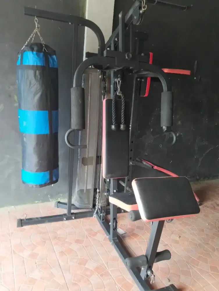 Home gym 3 sisi Alat olahraga fitnes samsak