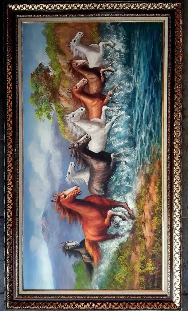 Lukisan Kuda Berlari