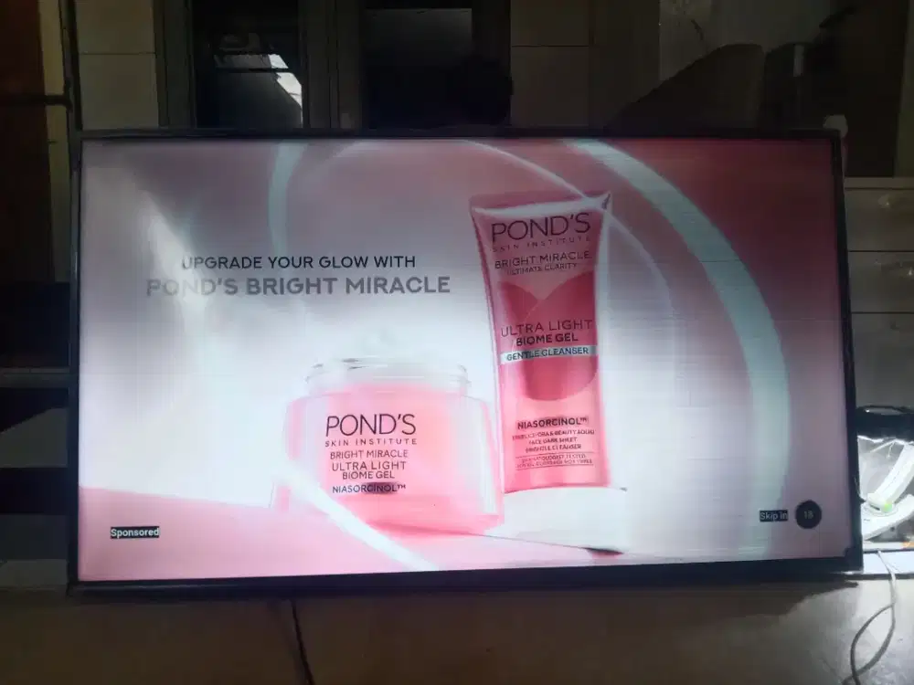 Tv smart 55 garis garis tipis bu