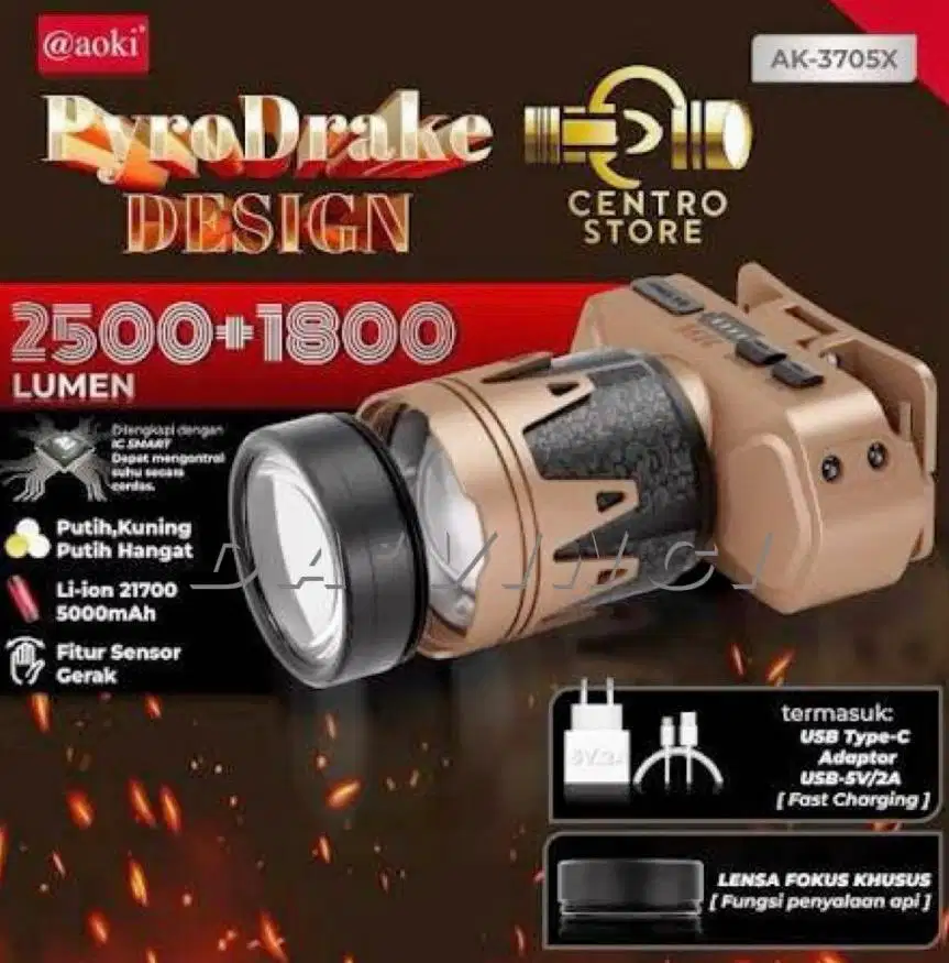 Senter kepala Premium