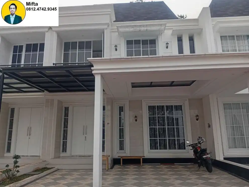 577. Dijual Rumah 2,5 Lantai Bambu Apus Cipayung Jakarta Timur - Siap Huni Semi Furnish