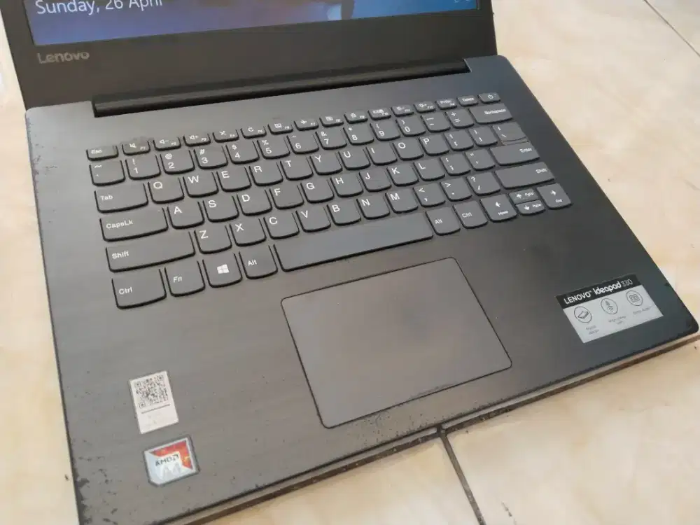 Dijual laptop Lenovo ideapad 330 ram 4GB DDR4 HDD 500GB SIAP PAKAI