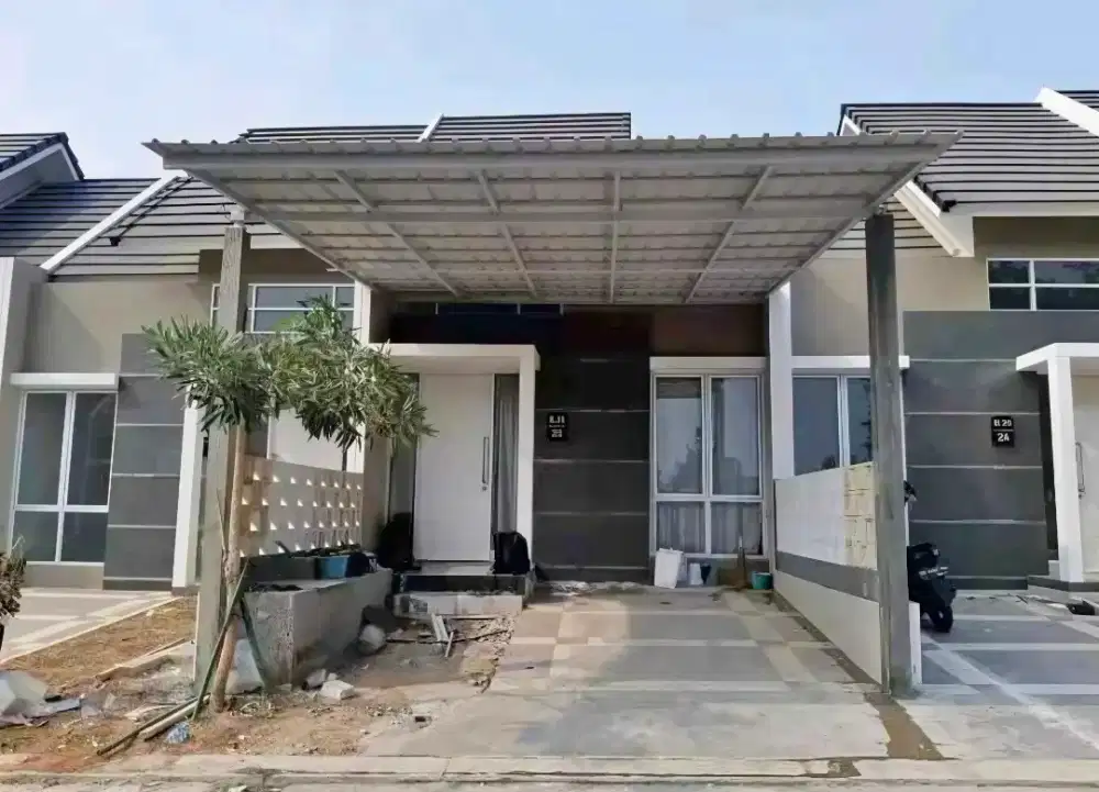 Pasang kanopi baja ringan atap upvc