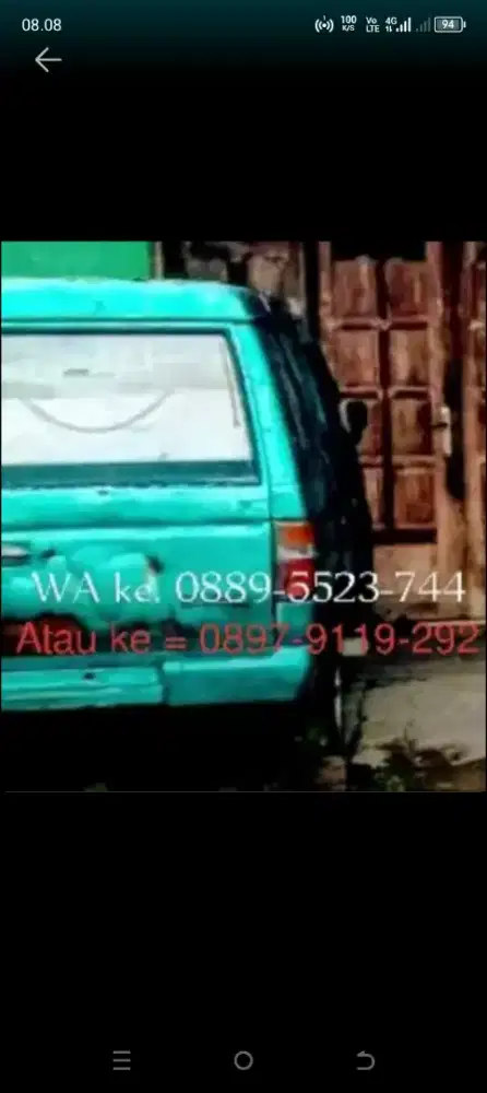 Barang unik gledekan roda papat