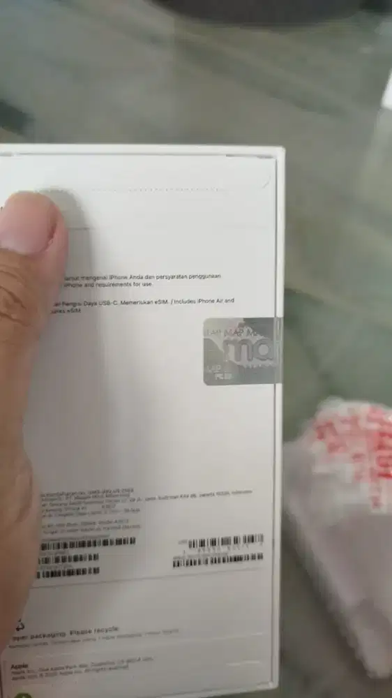 iPhone 17 air 256 GB Warna Blue