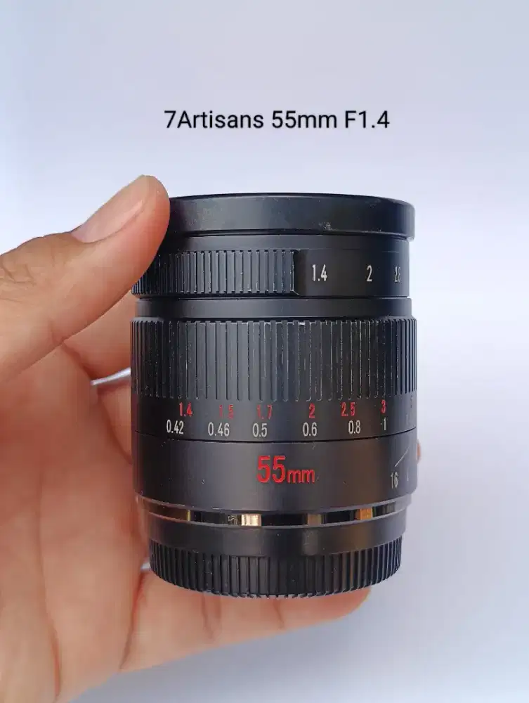7Artisans 55mm F1.4 II (Lensa Manual)