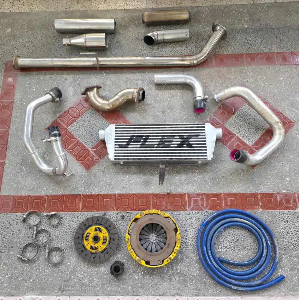 EX INNOVA / FORTUNER 2KD NON-VNT -- INTERCOOLER FLEX, BK CLUTCH, ETC