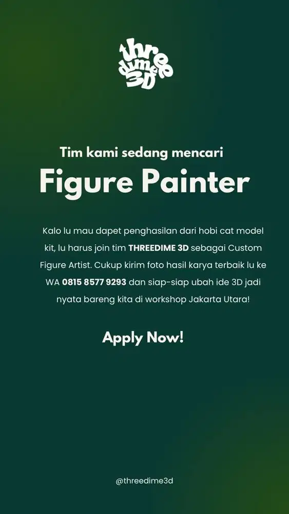 Painter / Artist Custom Figure (Freelance / Full-time)