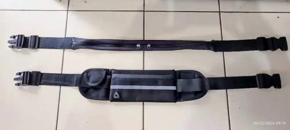 Tas pinggang olahraga lari dan bersepeda