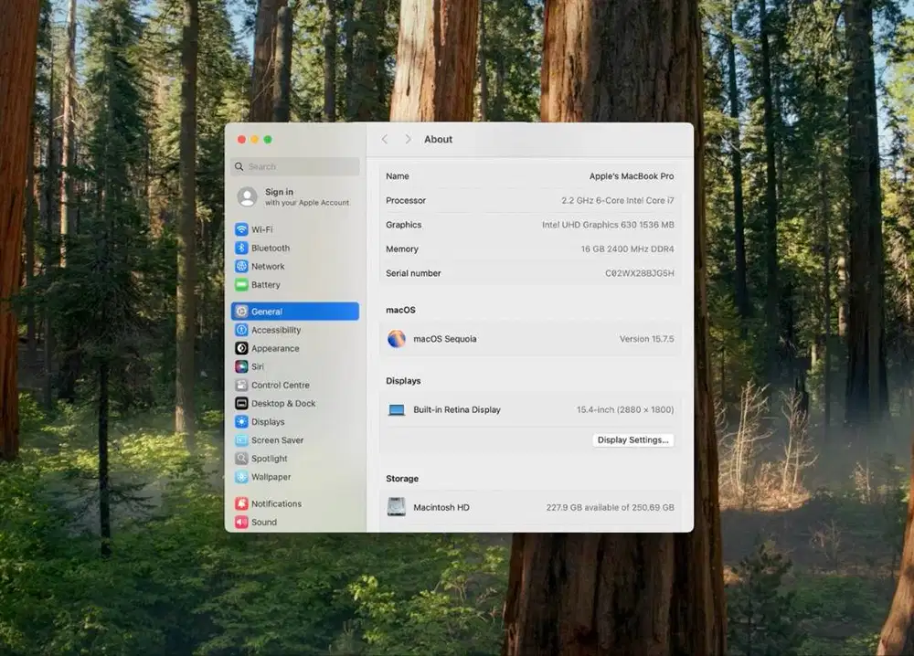 Macbook Pro 15 Inch 2019 (SALES - 16 GB - 256 SSD)